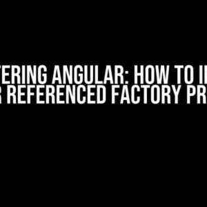 Mastering Angular: How to Inject Circular Referenced Factory Providers?